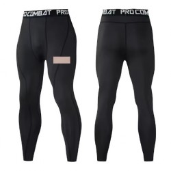 Men's Polyester Sporty Running Elastic Waist Breathable Pants