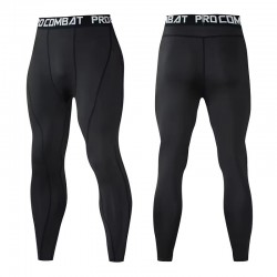 Men's Polyester Sporty Running Elastic Waist Breathable Pants
