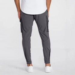 Men's Polyester Straight Tapered Casual Outdoor Cargo Pants