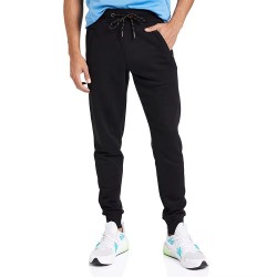 Men's Fleece Cotton Polyester Wide Leg Casual Trousers