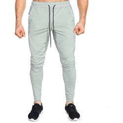 Men's None Cotton Straight Casual Drawstring Lightweight Trousers