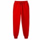 Men's None Cotton Polyester Straight Casual Drawstring Trousers