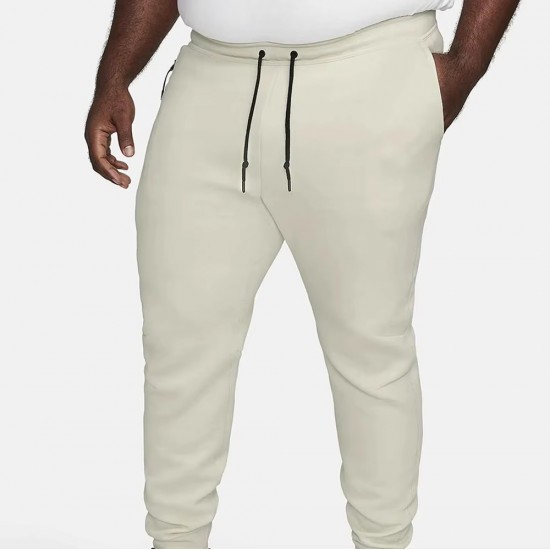 Men's Cotton Polyester Straight Slim Casual Trousers