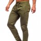 Men's Cotton Casual Elastic Waist Lightweight Breathable Trousers
