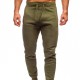 Men's Cotton Casual Elastic Waist Lightweight Breathable Trousers