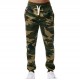 Men's Cotton Polyester Linen Loose Wide Leg Sweatpants
