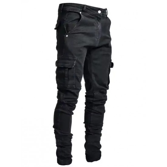 Men's Cotton Straight Casual Outdoor Lightweight Jeans