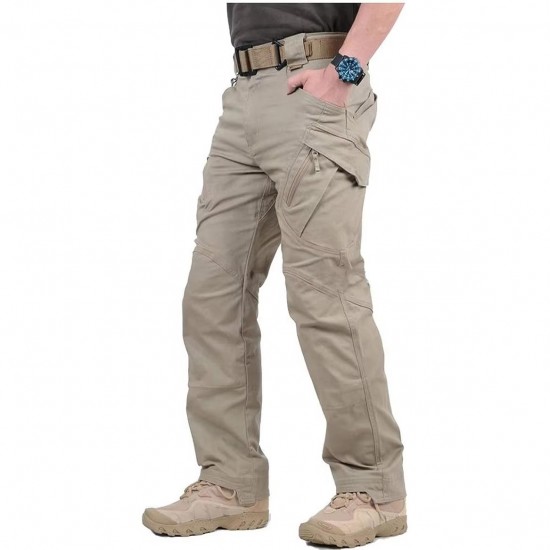 Men's Cotton Polyester Straight Casual Hiking Cargo Pants