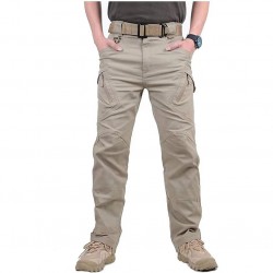 Men's Cotton Polyester Straight Casual Hiking Cargo Pants