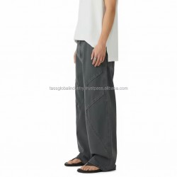 Men's Baggy Streetwear Elastic Waist Lightweight Summer Jeans