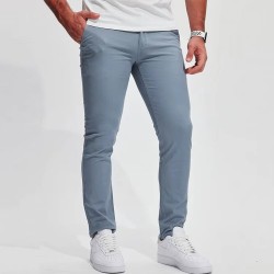 Men's Cotton Straight Sporty Golf Lightweight Chinos