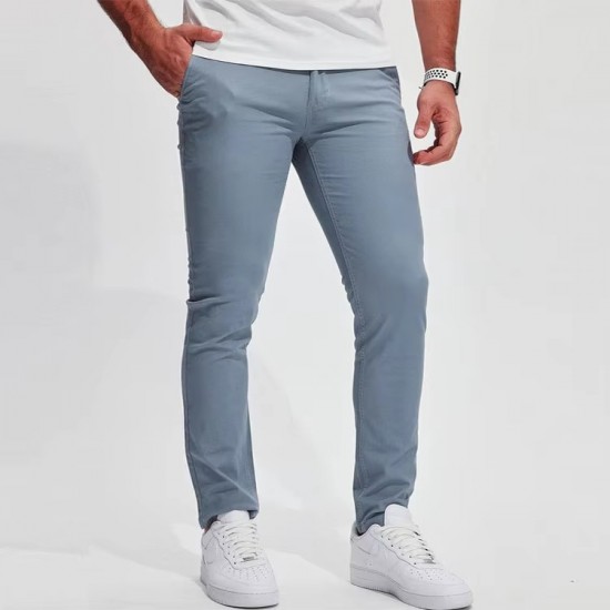 Men's Cotton Straight Sporty Golf Lightweight Chinos