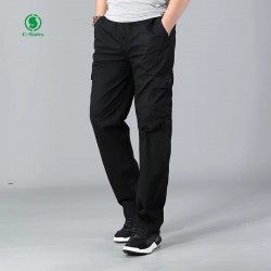 Men's Cotton Straight Formal Outdoor Workwear Cargo Pants
