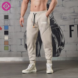 Men's Cotton Polyester Oversized Gym Drawstring Sweatpants