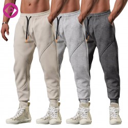 Men's Cotton Polyester Oversized Gym Drawstring Sweatpants