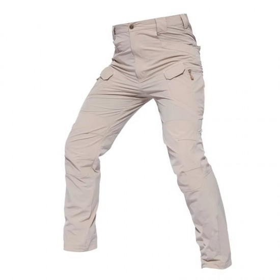 Men's Polyester Tactical Lightweight Breathable Quick-Dry Trousers