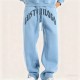 Men's Fleece Cotton Polyester Straight Oversized Joggers