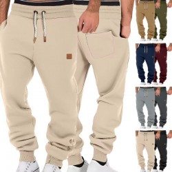 Men's Polyester Loose Sports Drawstring Autumn Sweatpants