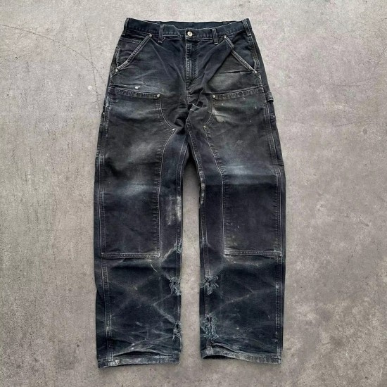 Men's Cotton Baggy Vintage Heavyweight Breathable Jeans