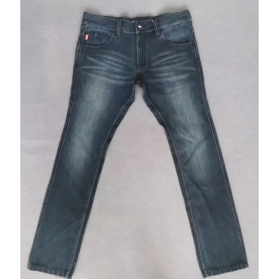 Men's Wide Leg Casual Business Work Elastic Waist Jeans