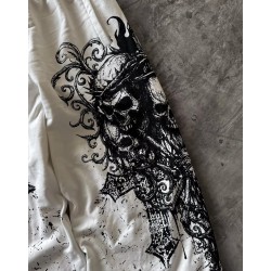 Men's Cotton Baggy Streetwear Elastic Waist Wrinkle-Free Sweatpants