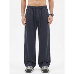 Men's Cotton Polyester Loose Straight Leg Sports Pants