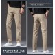Men's Cotton Loose Straight Casual Lightweight Pants